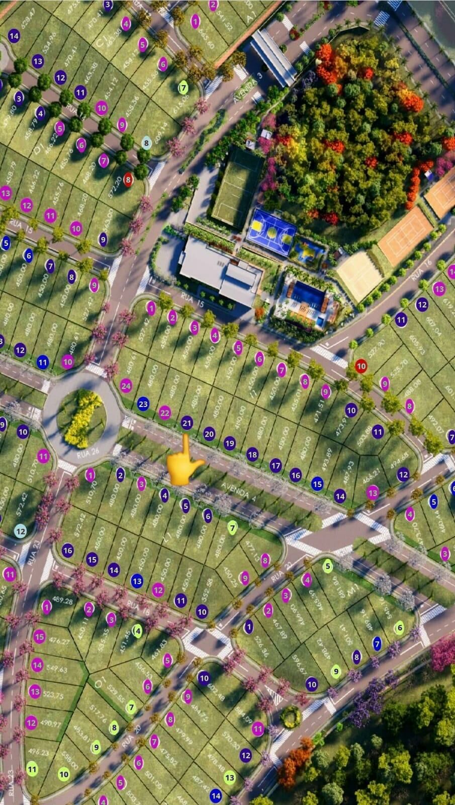 Imagem do imóvel Lote espetacular 480 m² Ville Sainte Anne Le Jardin QI-L21